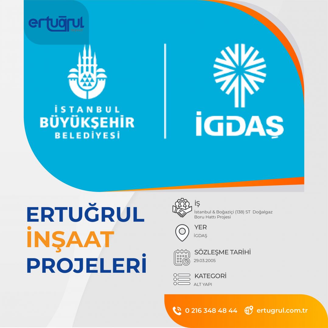 İstanbul & Boğaziçi (138) ST Doğalgaz  Boru Hattı Proje