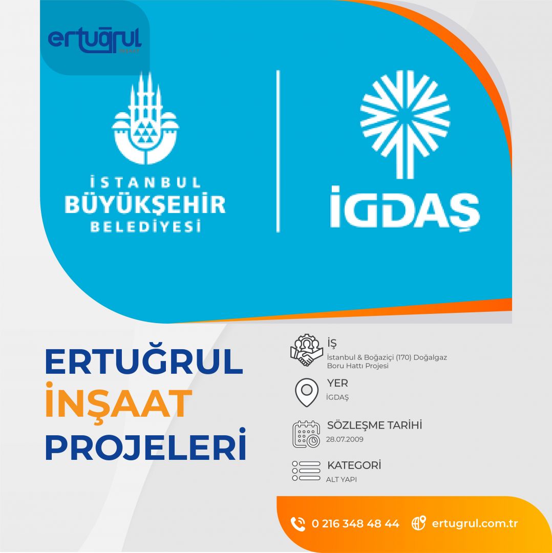 İstanbul & Boğaziçi (170) Doğalgaz Boru Hattı Projesi
