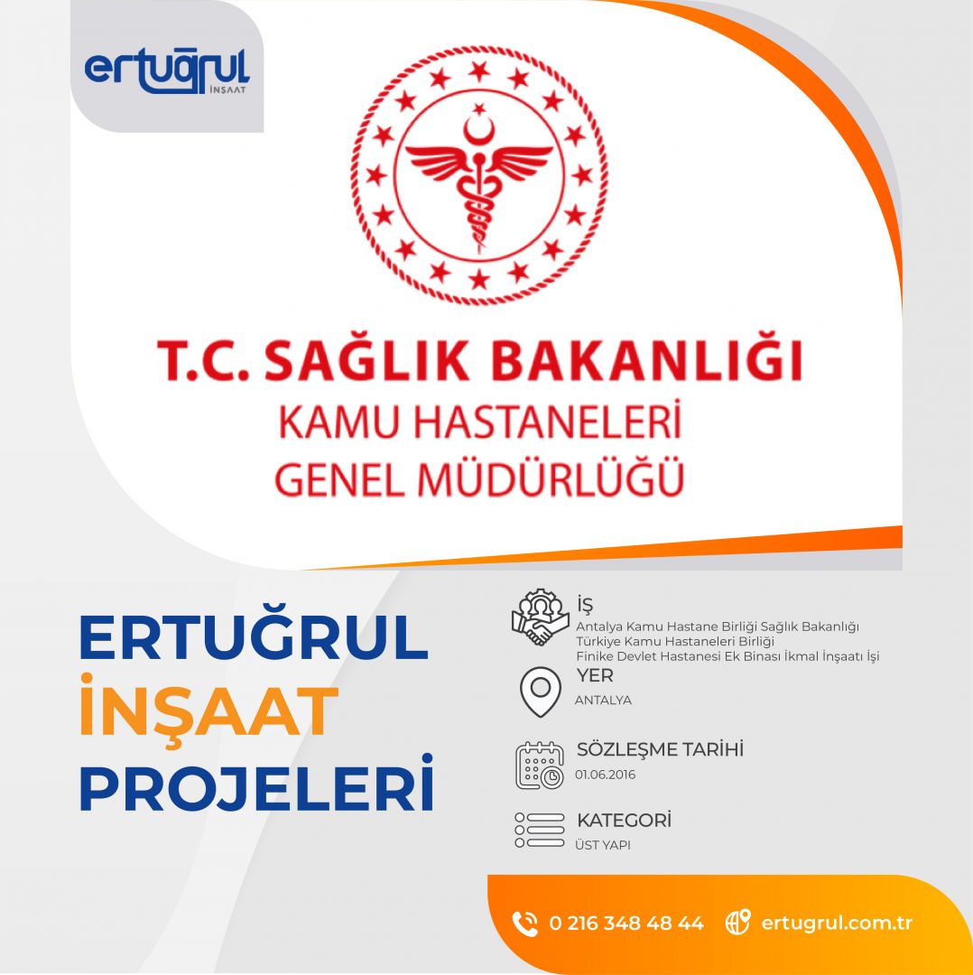 Finike Devlet Hastanesi Ek Binası İkmal İnşaatı